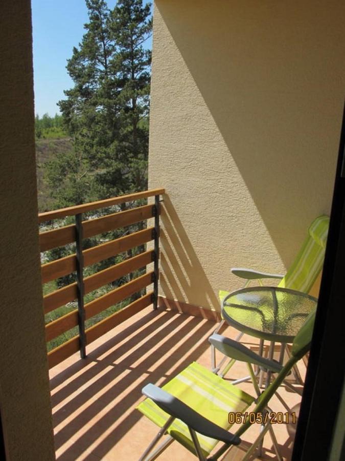 Private balcony looking towards the creek and forest
