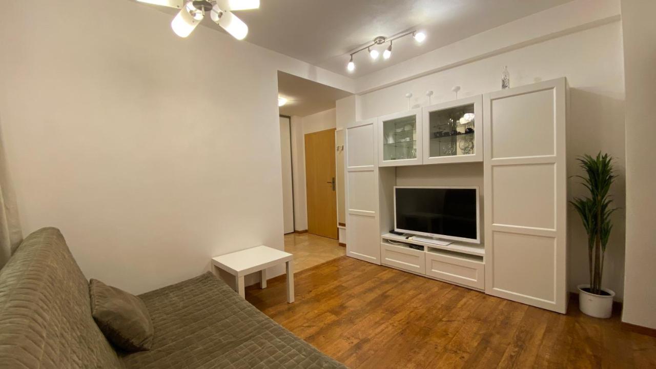 Forest-view apartment living room