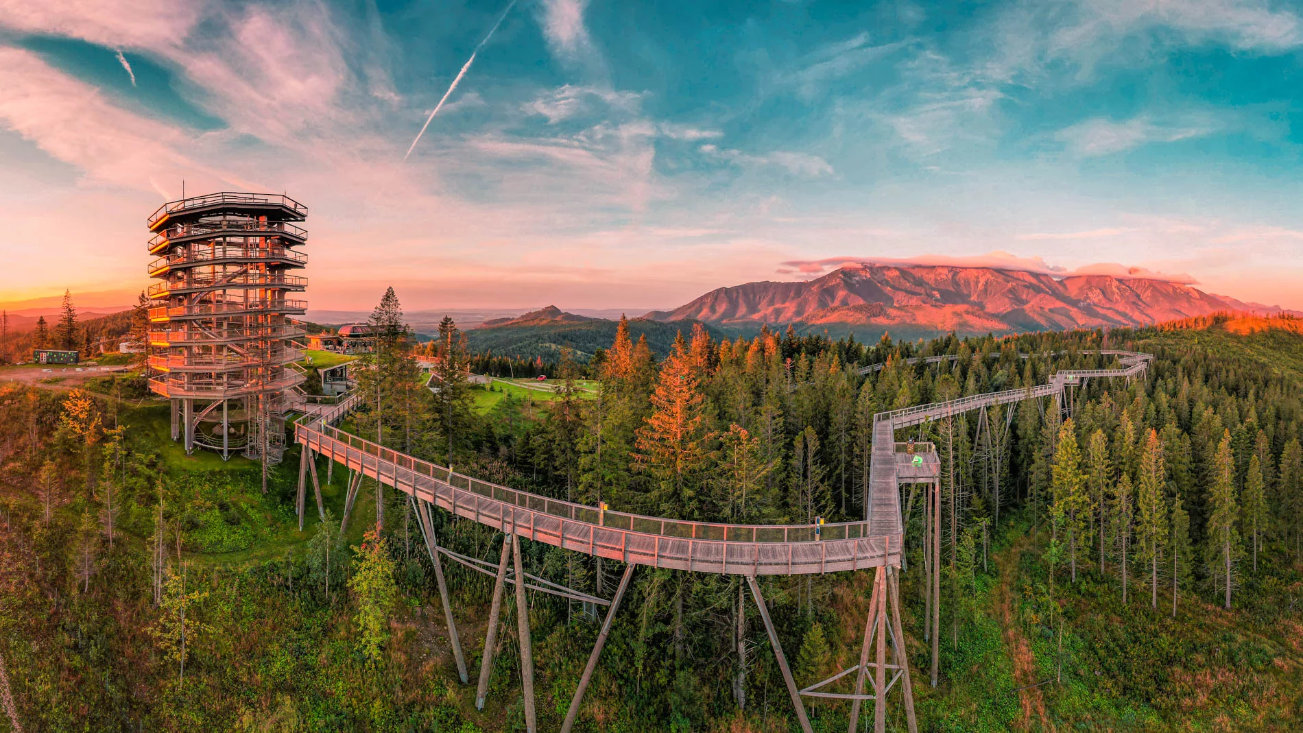 Bachledka Treetop Walk and observation tower