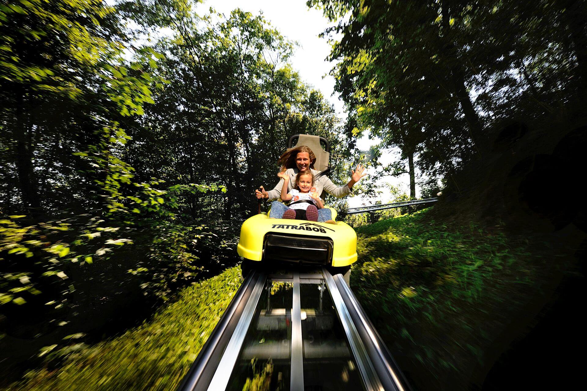 Tatra Bob alpine coaster in Tatranská Lomnica